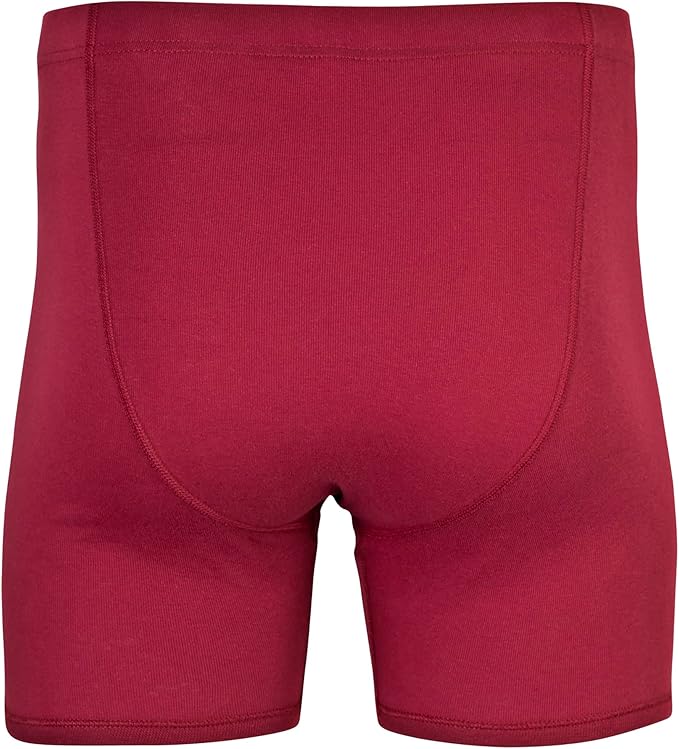 Adult Men's Cotton Boxer Briefs Underwear (12 pack)