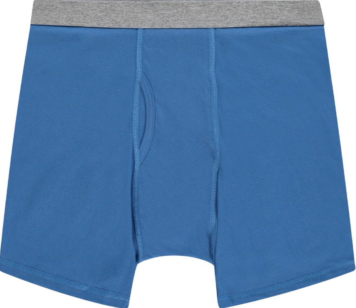 Adult Men's Cotton Boxer Briefs Underwear (12 pack)