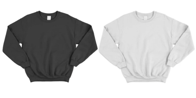 Adult Unisex Cotton/Polyester Crew Neck Sweatshirt Apparel First Quality