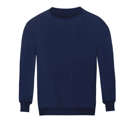 Adult Unisex Cotton/Polyester Crew Neck Sweatshirt Apparel First Quality