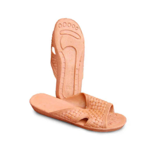 Adult Unisex PVC Basket-Weave Shower Shoes